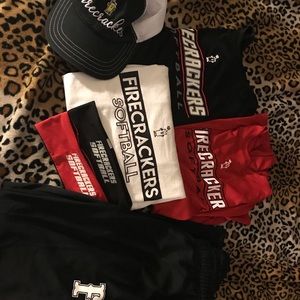 Firecrackers softball gear